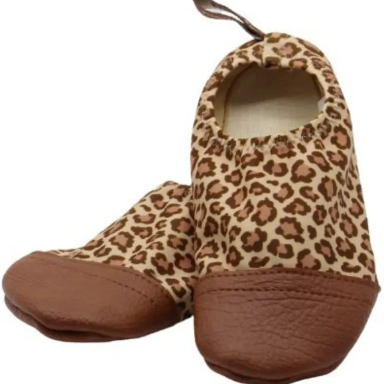 Chaussons tout-terrain les petits léon léopard (pointures 18-20)
