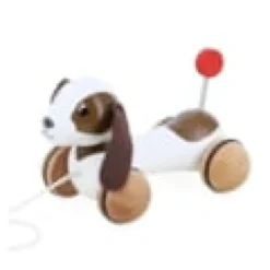 Chien à traîner sot-six en bois