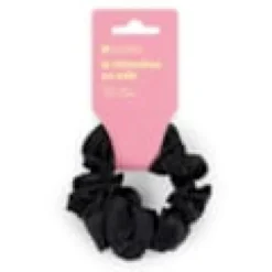 Chouchou pure soie certifiée Noir