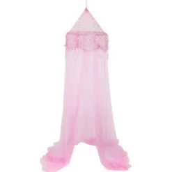 Ciel de lit demoiselle rose