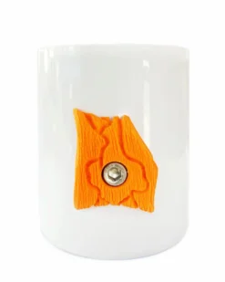 Climbing mug – tasse avec prise d’escalade – orange edition