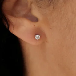 Clous d'oreilles oz serti 4 griffes