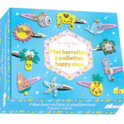 Coffret barrettes à paillettes
