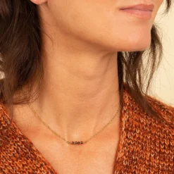 Coffret bijou grenat – collier et bracelet mini rêve en pierres naturelles