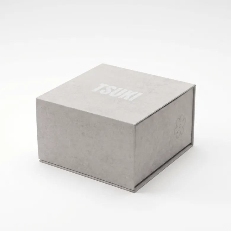 Coffret bol à matcha transparent & support à fouet tsuki - idée cadeau