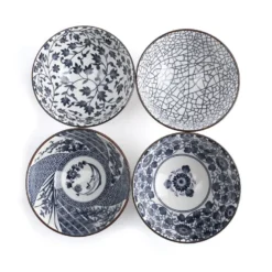 Coffret 4 bols – design japonais