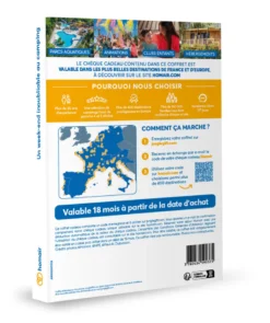Coffret cadeau homair - un week-end inoubliable au camping