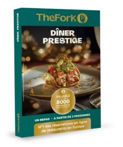 Coffret cadeau thefork - dîner prestige