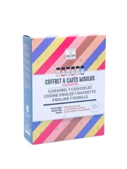 Coffret 6 cafés moulus aromatisés