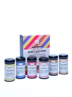 Coffret 6 cafés moulus aromatisés