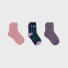 Coffret 3 chaussettes femme vert