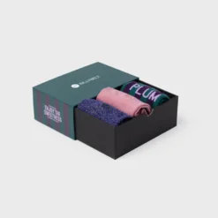 Coffret 3 chaussettes femme vert