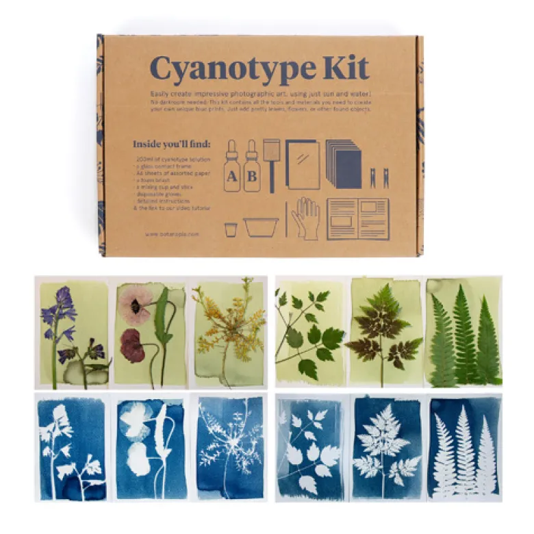Coffret complet découverte Cyanotype
