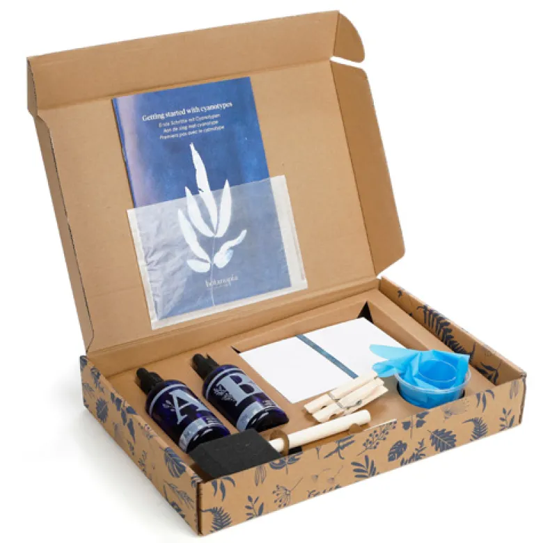 Coffret complet découverte Cyanotype