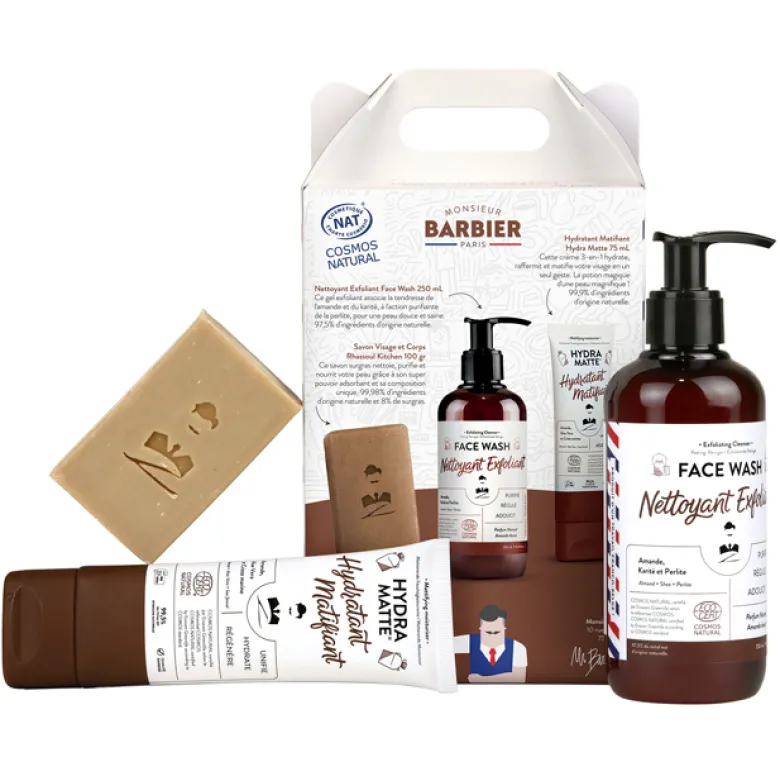 Coffret cosmétique homme Happy Face box