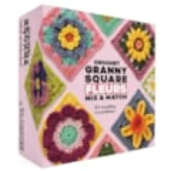 Coffret crochet granny square fleurs mixetmatch
