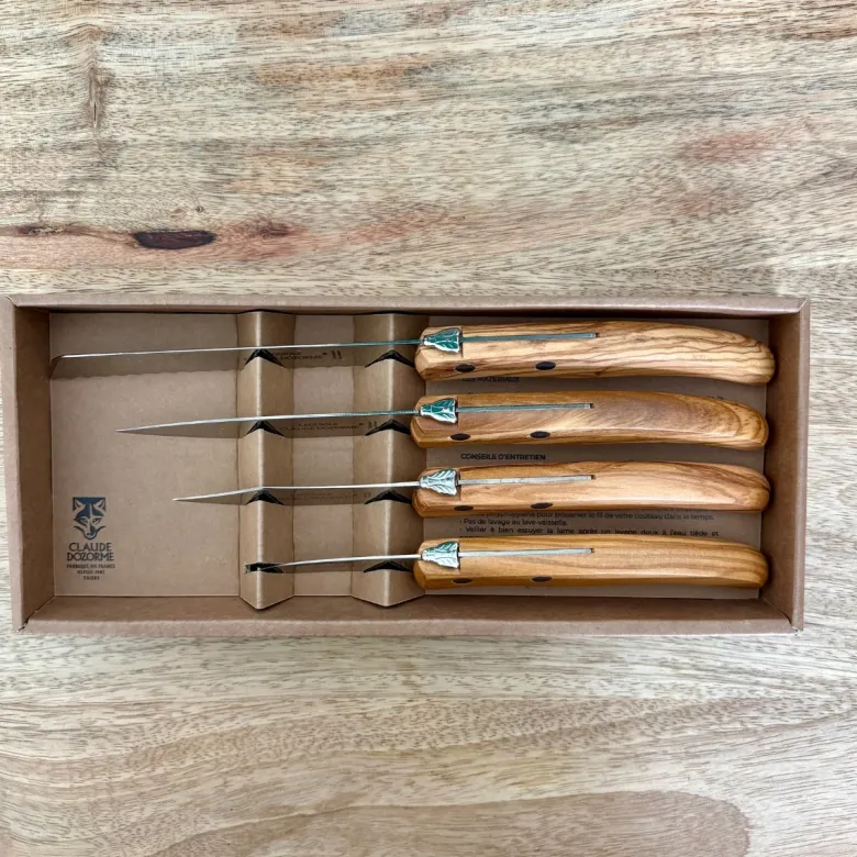 Coffret de 4 couteaux la petite cuisine berlingot - claude dozorme
