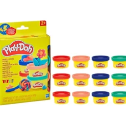 Coffret de 12 pots de pâte à modeler