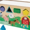 Coffret de rangement 7 en 1 jouets en bois