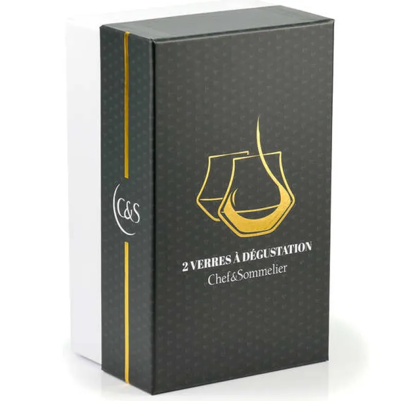 Coffret de 2 verres warm whisky et rhum