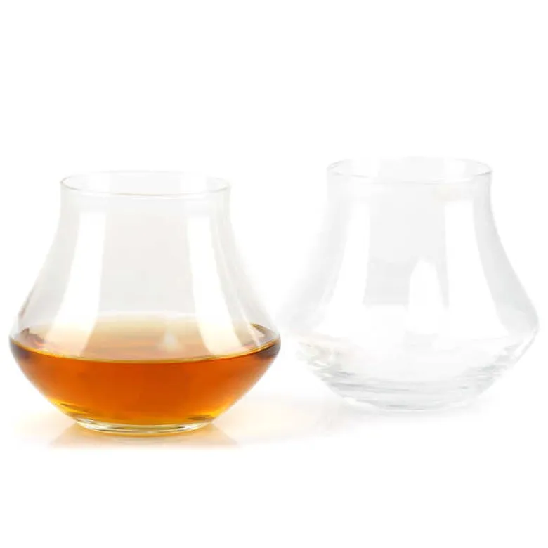 Coffret de 2 verres warm whisky et rhum