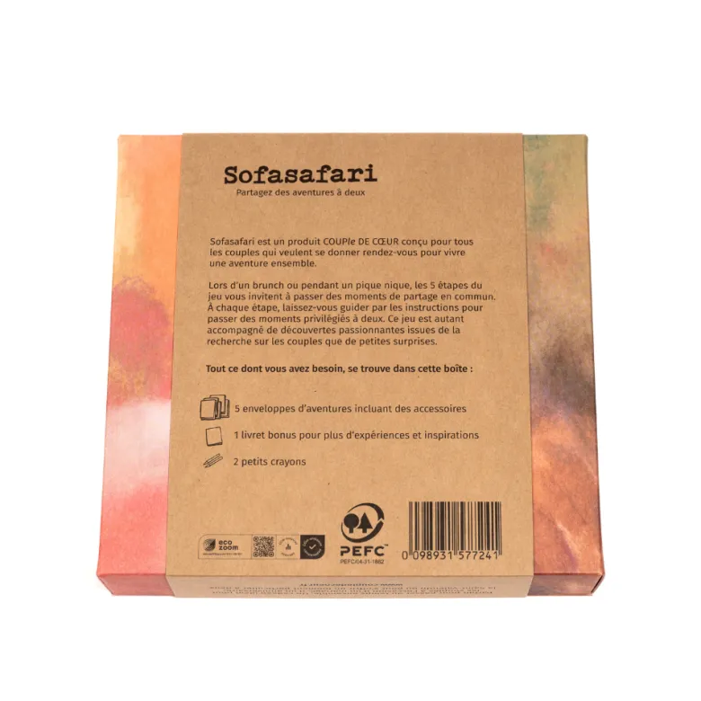 Coffret d’expériences : sofasafari