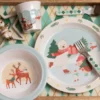 Coffret déjeuner 5 pièces hiver patinoir