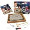 Coffret excavation 5 pierres de l'espace et une vraie météorite Buki