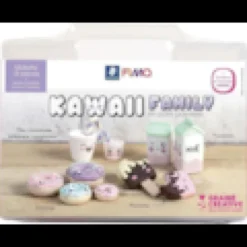 Coffret fimo - kawaii family - grai