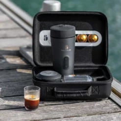 Coffret handpresso auto set cafetiere portable à batterie compatible nespresso