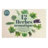 Coffret 12 herbes aromatiques à cultiver Radis et Capucine