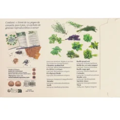 Coffret 12 herbes aromatiques à cultiver Radis et Capucine