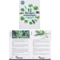 Coffret 12 herbes aromatiques à cultiver Radis et Capucine