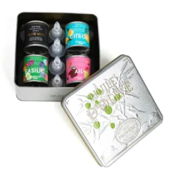 Coffret 4 huiles d'olive extra vierges aromatisées Maison Brémond Provence
