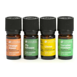 Coffret 4 huiles essentielles vitalité