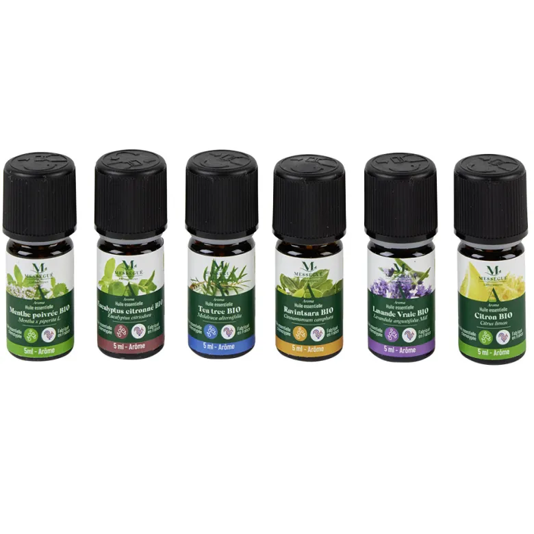 Coffret huiles essentielles bio - aromathèque