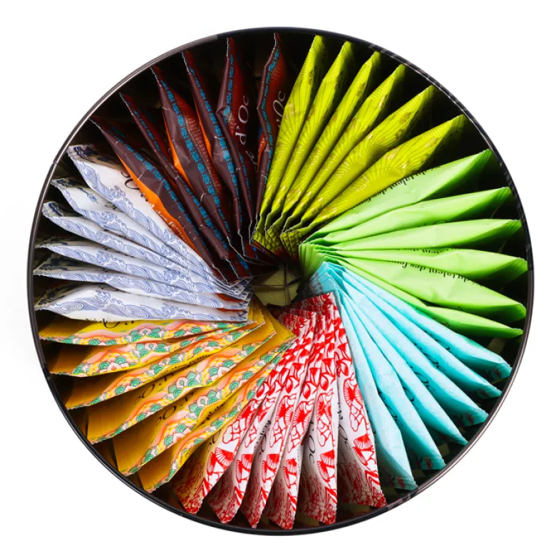 Coffret 42 infusettes Ma sélection thés de l'hospitalité bio terre d'Oc