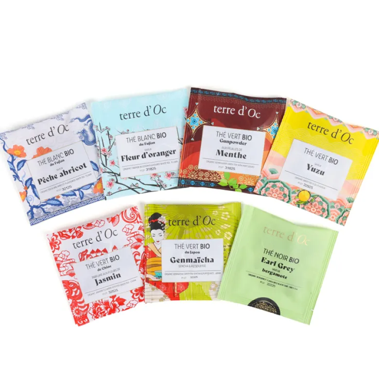 Coffret 42 infusettes Ma sélection thés de l'hospitalité bio terre d'Oc