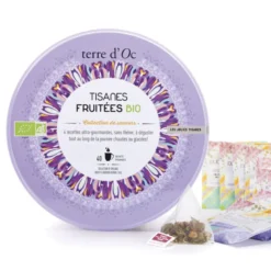 Coffret 40 infusettes tisanes fruits bio