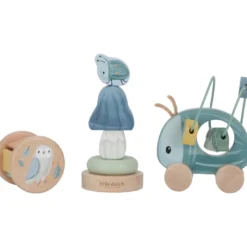 Coffret 3 jeux d'éveil en bois fsc forest friends