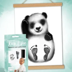 Coffret kit empreintes - affiche panda