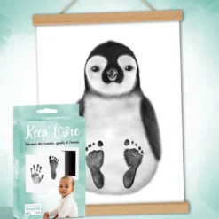 Coffret kit empreintes affiche pingouin