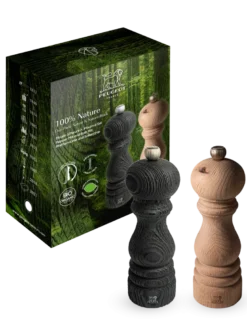 Coffret moulin à poivre et sel en bois