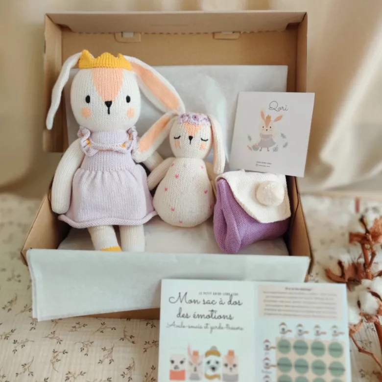 Coffret naissance émotions lapin