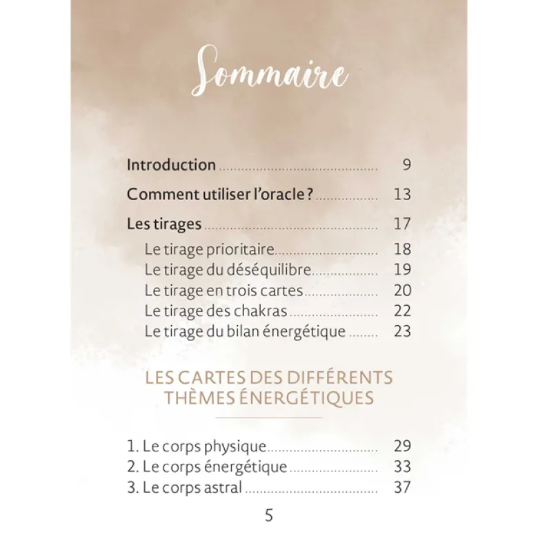 Coffret Oracle Les pouvoirs extraordinaires de l'énergie