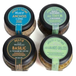 Coffret 4 pots de tartinables salés Provence Maison Brémond
