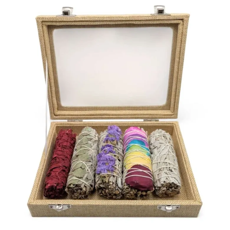 Coffret purification 5 batons de sauge naturelle