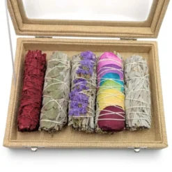 Coffret purification 5 batons de sauge naturelle