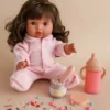 Coffret repas petit pot et biberon magiques pour poupée anniversaire