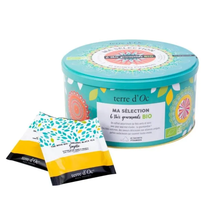 Coffret 42 sachets de thés gourmands bio